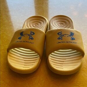 Under Armour Yellow Slide Sandals